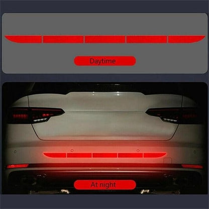 5pcs/set Car Reflective Stickers Waterproof Warning Decals Stickers