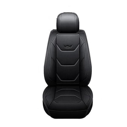 Universal 5D PU Leather Front Car Seat Cushion Mat Waterproof Breathable Protector
