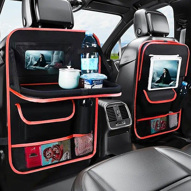 Car Universal Seats Organizer Tablet Holder Multi-Pocket Storage
