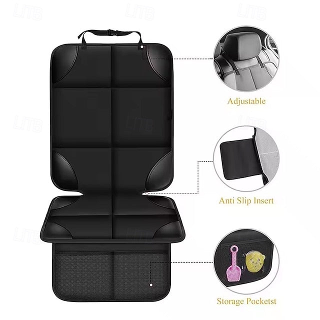 Car Waterproof Anti Slip Mesh Seat Protector Leather Thick Seat Cushion Pad
