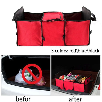 Car Trunk Storage Box Foldable Anti-slip Toy Food Organizer