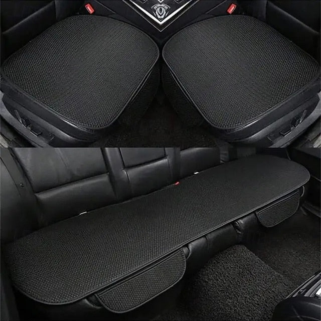 3 Piece Set Summer Car Ice Silk  Backless Cool Seat Cushion