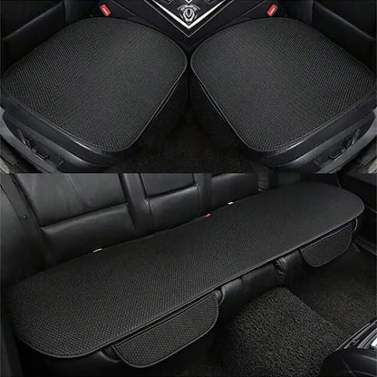 3 Piece Set Summer Car Ice Silk  Backless Cool Seat Cushion