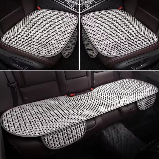 3PCS Summer Car Seat Cushion Cooling Breathable Woven Pad