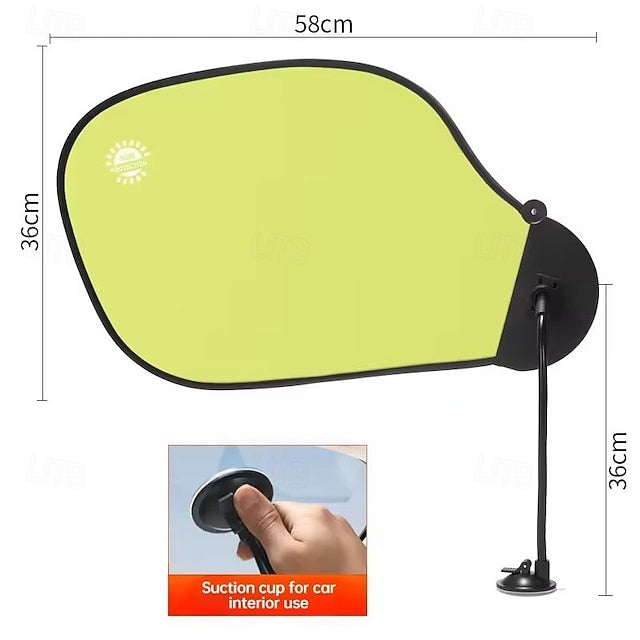 Car Side Window Sun Shade Adjustable Sun Visor Blocks 2 Pcs/set