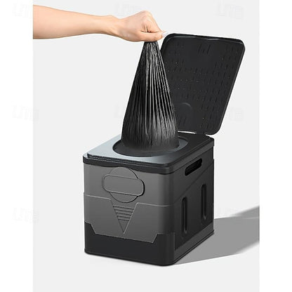 Car Folding Toilet Portable Outdoor Camping Trip Urinal Emergency Mobile Toilet