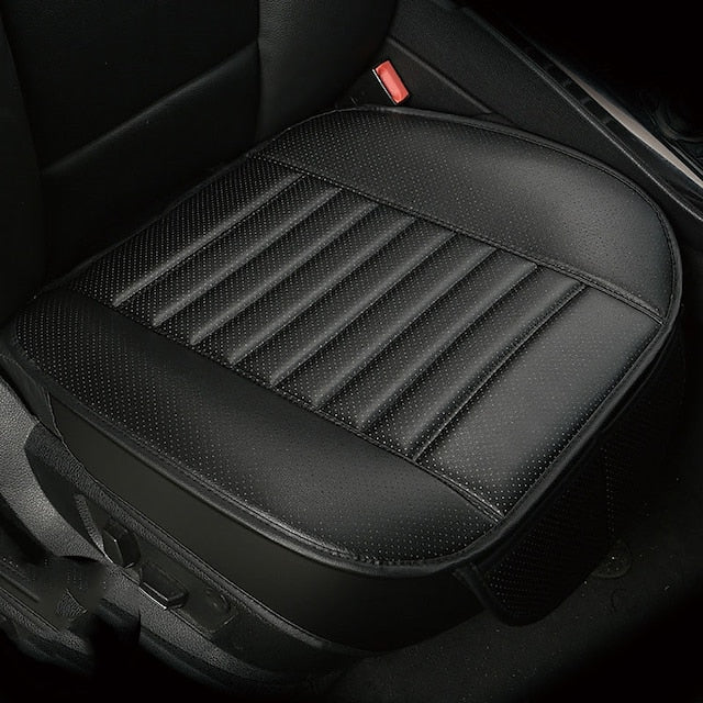 Car Seat Cushion Universal 5D Charcoal Leather Breathable Seat Protector
