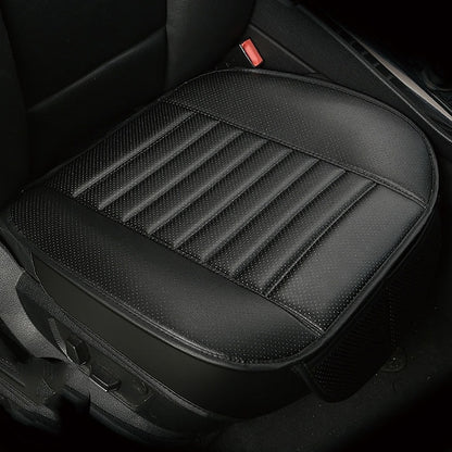 Car Seat Cushion Universal 5D Charcoal Leather Breathable Seat Protector