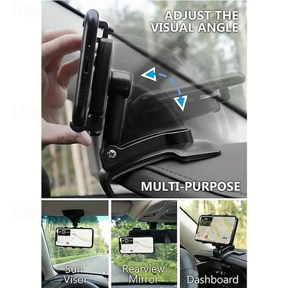 Car 360° Adjustable Waterproof Phone Mount Dashboard Holder