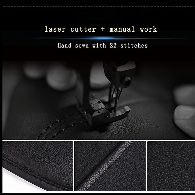 2 Pack Car Seat Back Organizer PU Leather Seat Protector Organizer