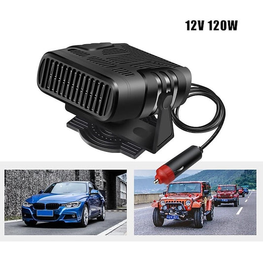 2 IN 1 Car Heater 12V/24V Electric Cooling Heating Defroster Fan