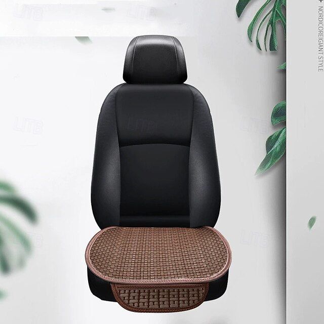 Car Summer Cooling Breathable Universal Anti-Slip Woven Seat Pad Seat Cushion