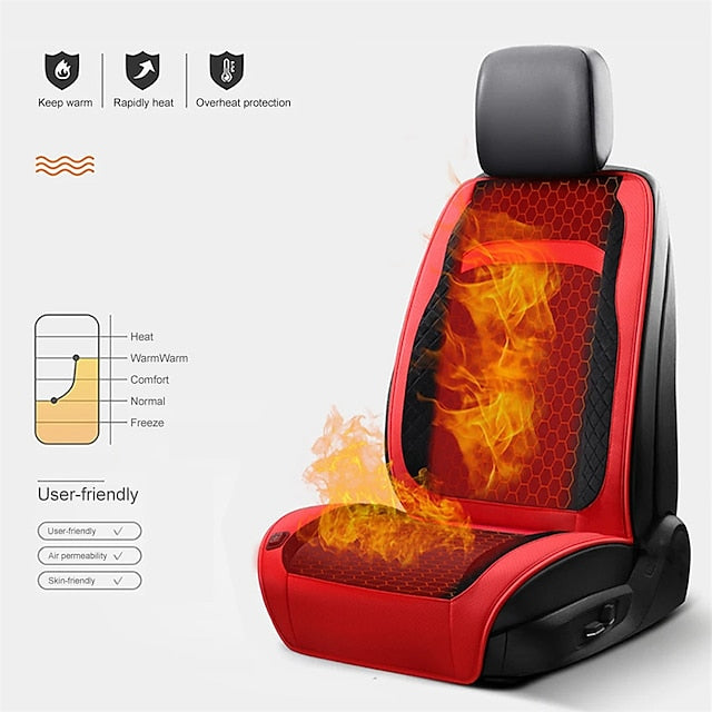 Car Heated Winter Warm Fast Heating Pad Washable Universal Seat Cushion