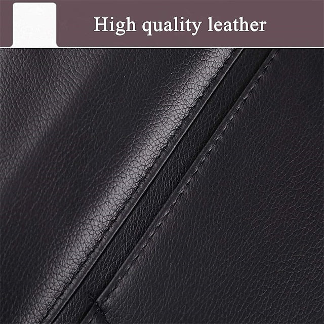2 Pack Car Seat Back Organizer PU Leather Seat Protector Organizer
