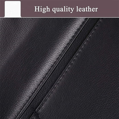 2 Pack Car Seat Back Organizer PU Leather Seat Protector Organizer