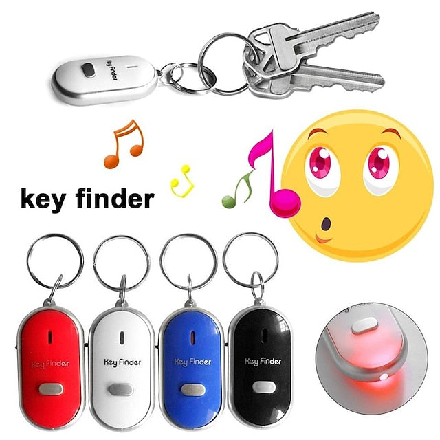 Key Finder Flashing Beeping Sound Control Alarm Anti-Lost Locator Finder