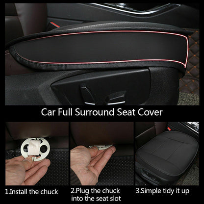 Car Front Car Seat Cover Leather Full Surround Pad Cushion Protector For Nissan