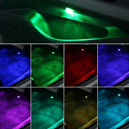 Multicolor LED Light Car Interior Accessories Atmosphere Lamp Remote Control