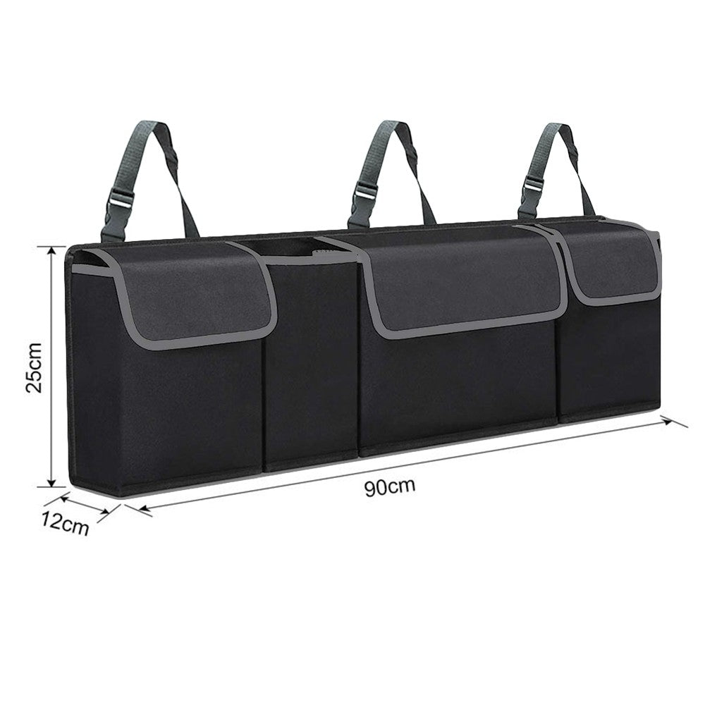 Car Trunk Organizer Oxford Interior Accessories Back Seat Storage Bag 4 Pocket