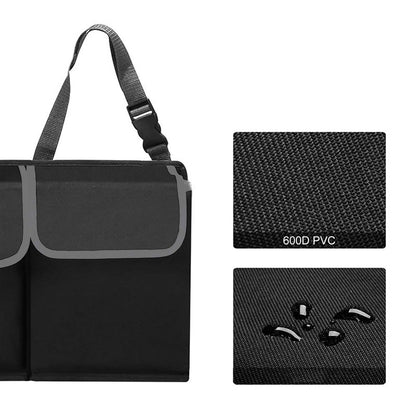Car Trunk Organizer Oxford Interior Accessories Back Seat Storage Bag 4 Pocket