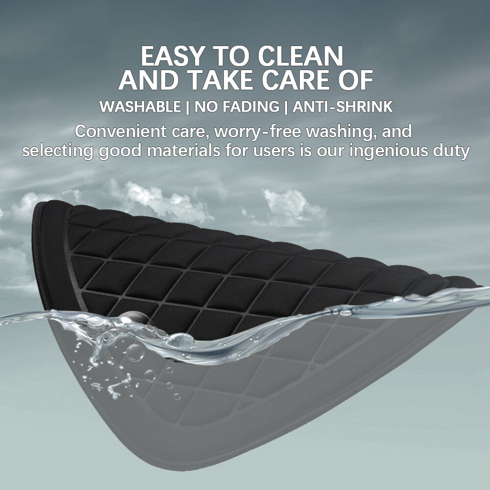 Car Seat Cushion Breathable Seat Pad Mat Cover Memory Foam Non Slip Bottom