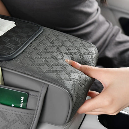 Car Armrest Cushion Cover Center Console Mat Storage Pad Storage Interior