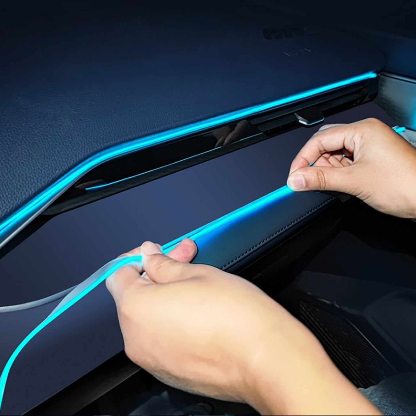 Car Ambient Lights For Hyundai LED Car Interior Light Strip Neon Accessories USA