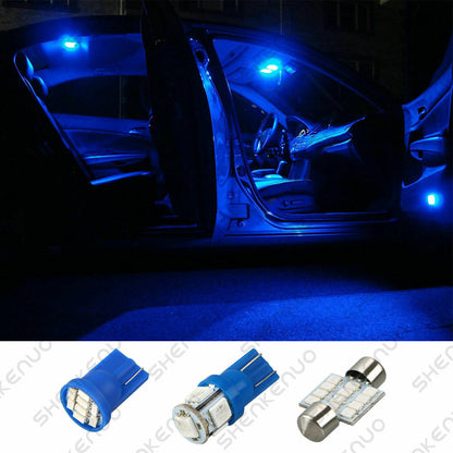 13x Auto Car Interior LED Lights Dome License Plate Lamp 12V Kit Accessories 8k