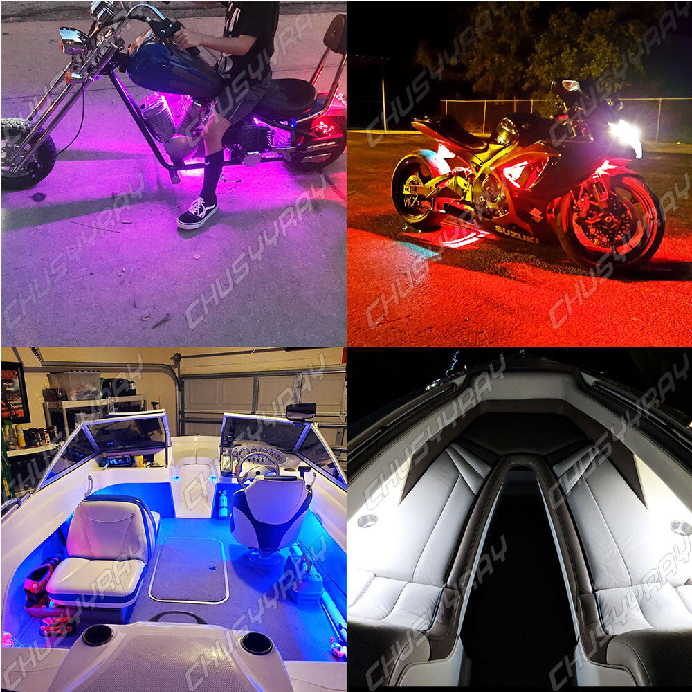 Led light strip for Cars Inside Lighting interior Accessories Glow Full Color US