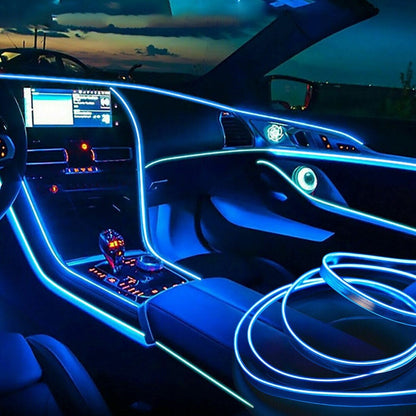 Car Ambient Lights For Hyundai LED Car Interior Light Strip Neon Accessories USA