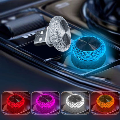 Mini LED USB Car Interior Atmosphere Light Decorative Ambient Lamp Accessories