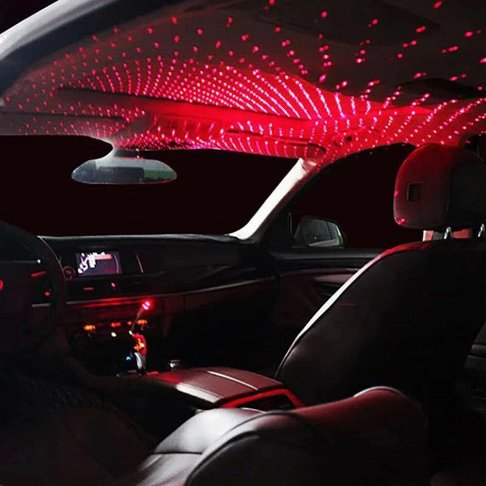 USB Car Interior Accessories Atmosphere Star Sky Lamp Ambient Star Night Light