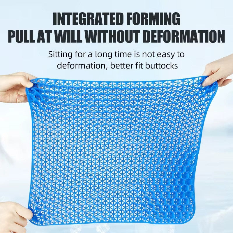 Car Honeycomb Cooling Gel Support  Crate Cushion Non-Slip Seat Cushion