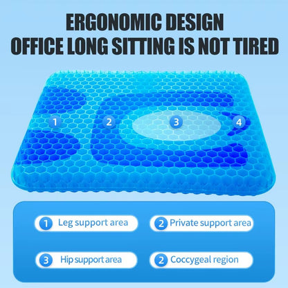 Car Honeycomb Cooling Gel Support  Crate Cushion Non-Slip Seat Cushion