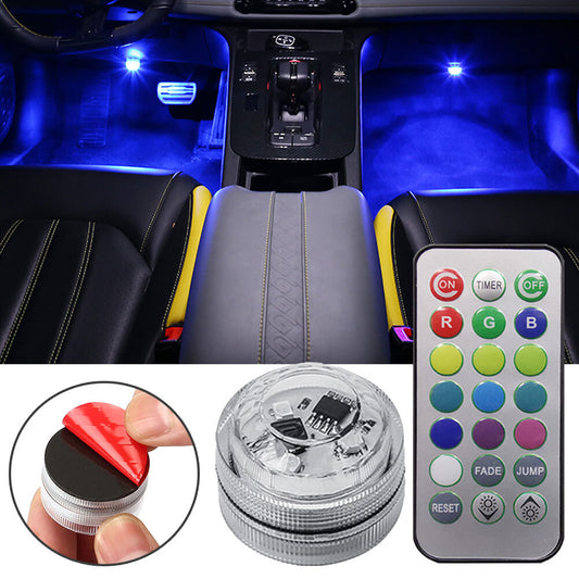 Multicolor LED Light Car Interior Accessories Atmosphere Lamp Remote Control