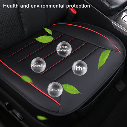 Full Surround Front Car Seat Cover Leather Pad Mat Auto Chair Cushion Protector