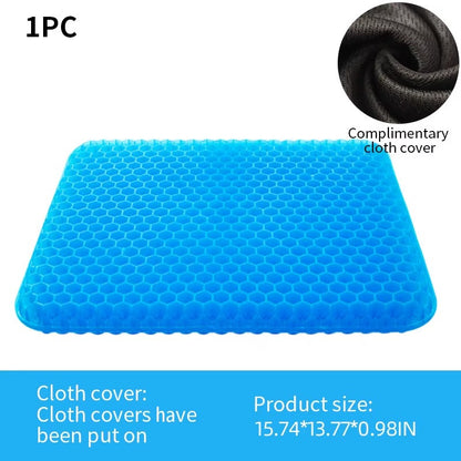 Car Honeycomb Cooling Gel Support  Crate Cushion Non-Slip Seat Cushion