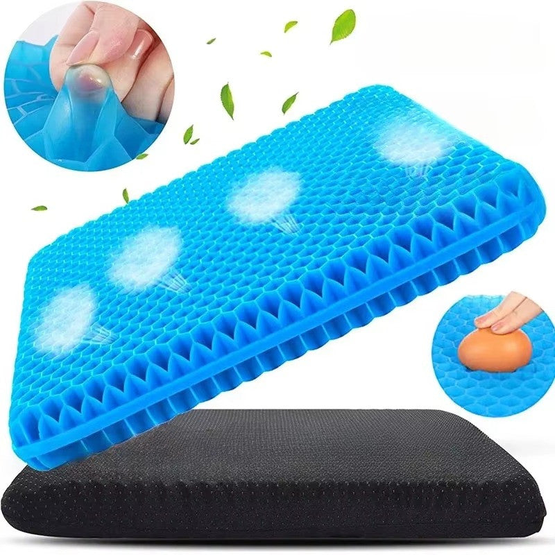 Car Honeycomb Cooling Gel Support  Crate Cushion Non-Slip Seat Cushion