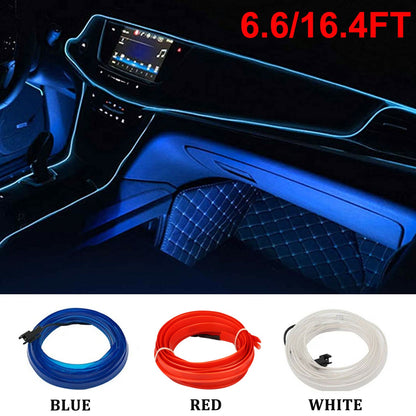 Car Ambient Lights For Hyundai LED Car Interior Light Strip Neon Accessories USA
