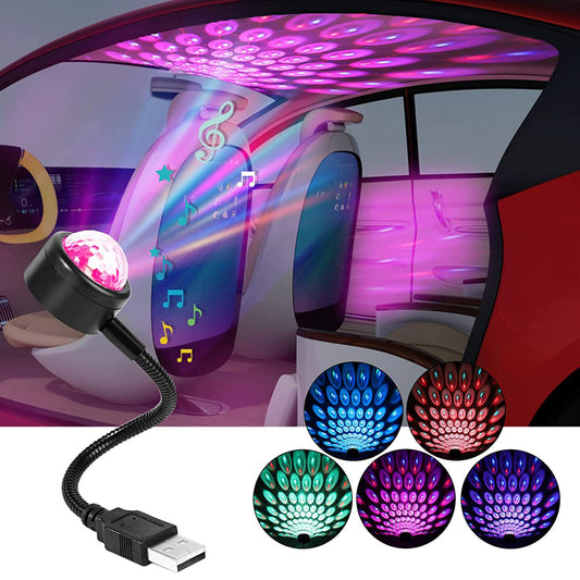 USB Car Interior Accessories Atmosphere Star Sky Lamp Ambient Night Lights