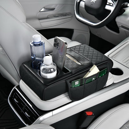 Car Armrest Cushion Cover Center Console Mat Storage Pad Storage Interior