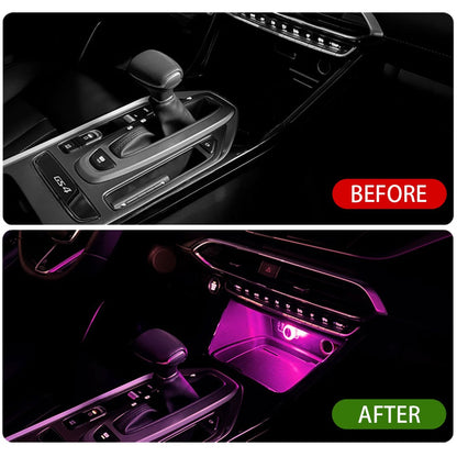 Mini LED USB Car Interior Atmosphere Light Decorative Ambient Lamp Accessories