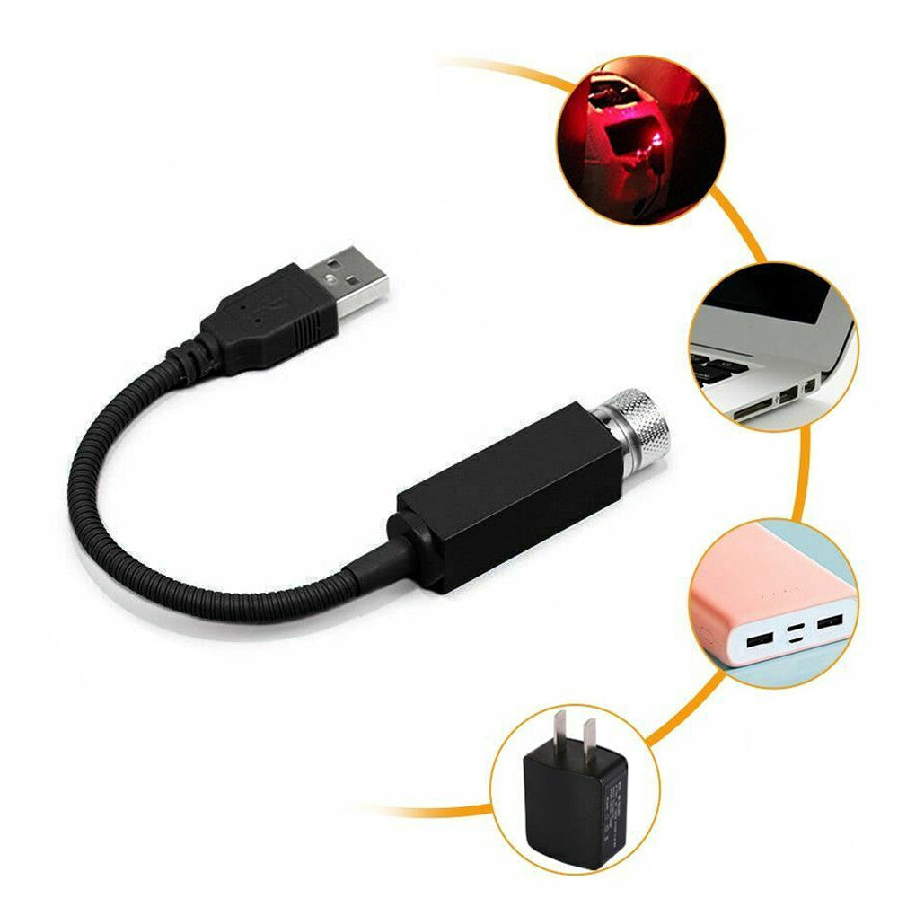 USB Car Interior Accessories Atmosphere Star Sky Lamp Ambient Star Night Light