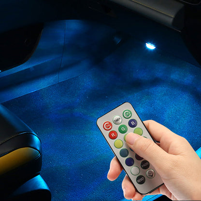 Multicolor LED Light Car Interior Accessories Atmosphere Lamp Remote Control