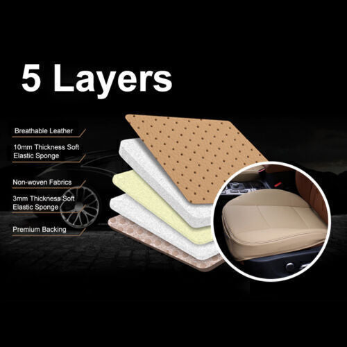 Car Front Car Seat Cover Leather Full Surround Pad Cushion Protector For Nissan