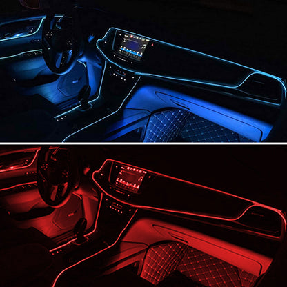 Car Ambient Lights For Hyundai LED Car Interior Light Strip Neon Accessories USA
