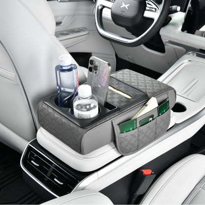 Car Armrest Cushion Cover Center Console Mat Storage Pad Storage Interior