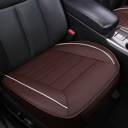 Full Surround Front Car Seat Cover Leather Pad Mat Auto Chair Cushion Protector