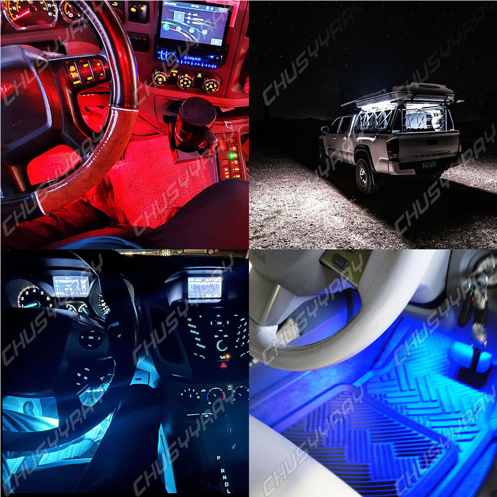 Led light strip for Cars Inside Lighting interior Accessories Glow Full Color US