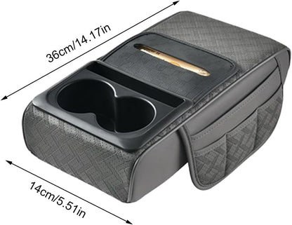 Car Armrest Cushion Cover Center Console Mat Storage Pad Storage Interior